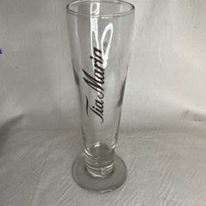 Tia Maria 16 Ounces Clear Glass Cocktail Drinking  Bar Accessories 9 1/2 In Tall